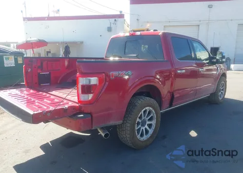 2022 Ford F-150 Platinum from USA, damaged, VIN 1FTFW1ED0NFC17143